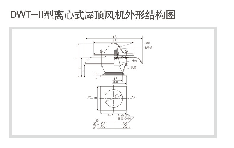 dwt軸流式防爆屋頂風(fēng)機